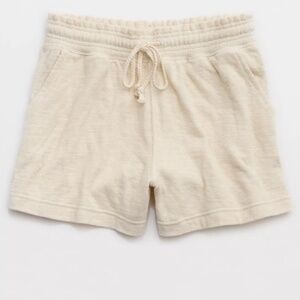 Aerie Endless Summer Shorts – Size S (Beige, Like New)